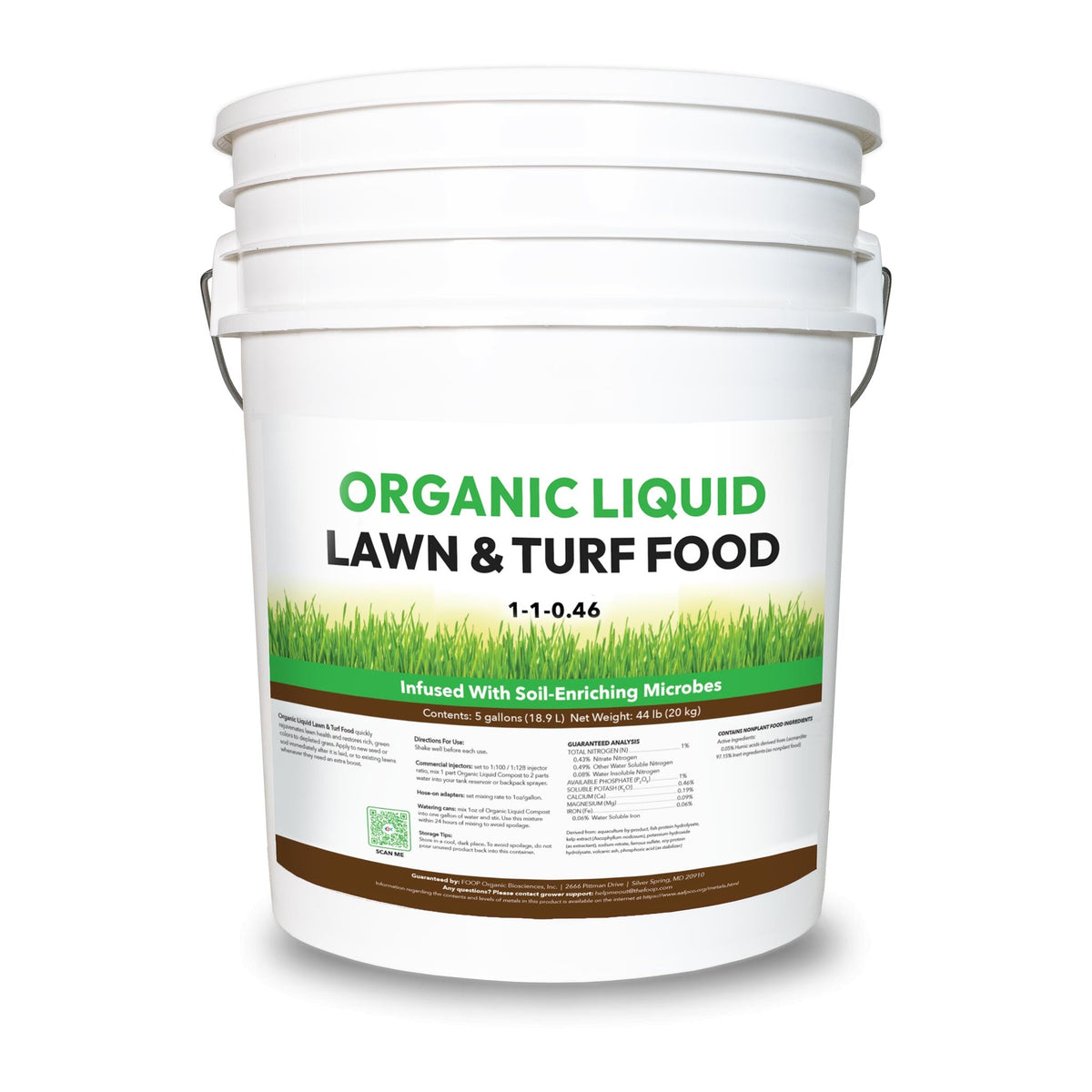 Organic Liquid Lawn & Turf Food - 5G