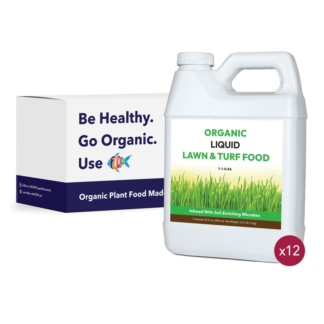 Organic Liquid Lawn & Turf Food - 32oz (Case of 12)